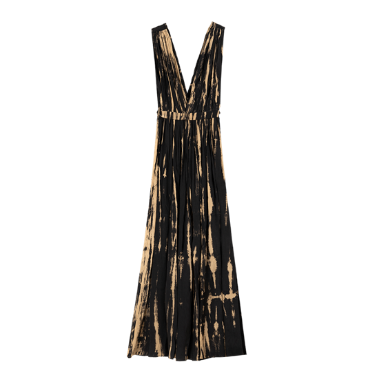 Mes Demoiselles Kjole - CHARCOAL Dress, Black Combo